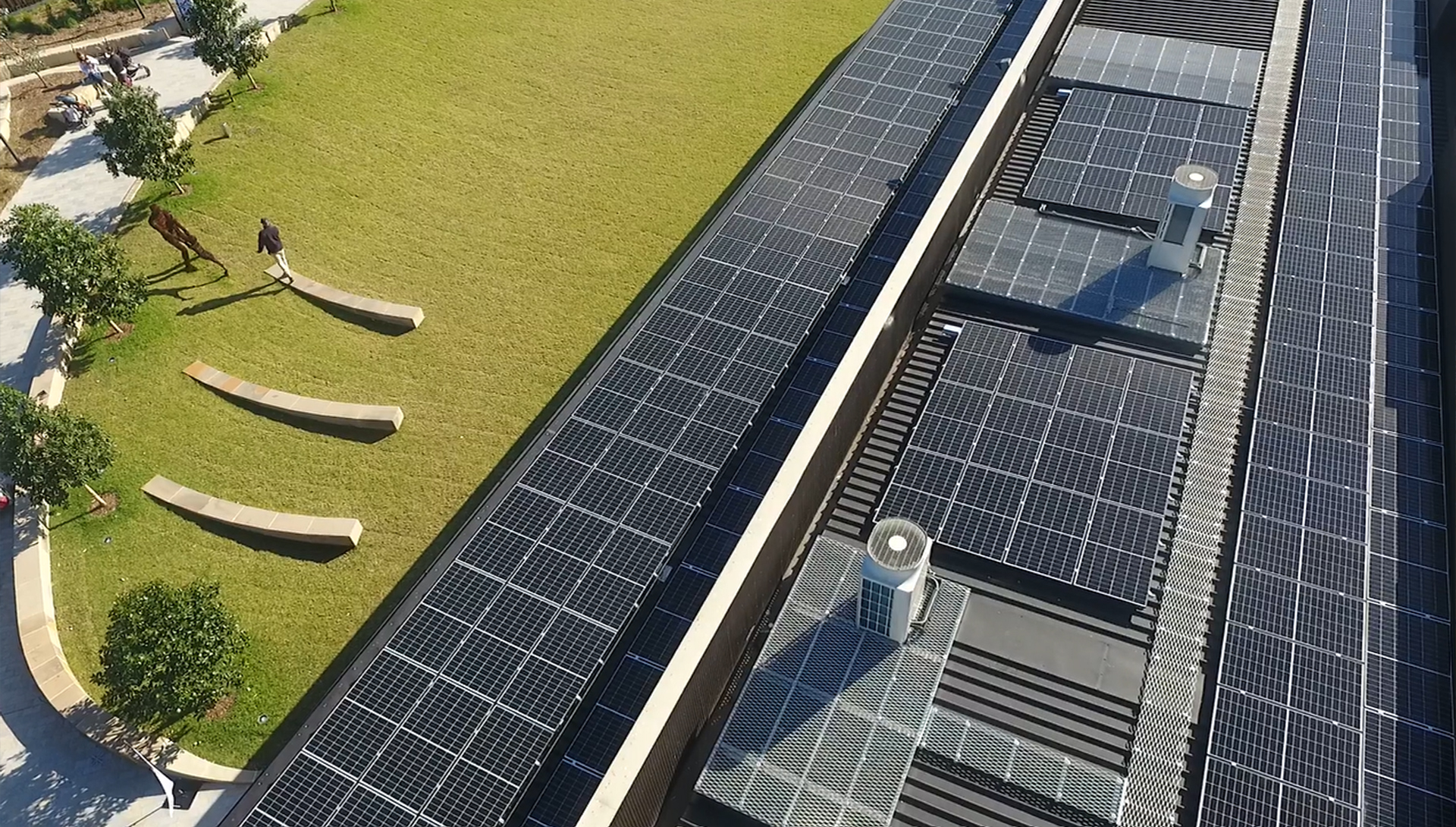 Lane Cover Canopy – Solar panels