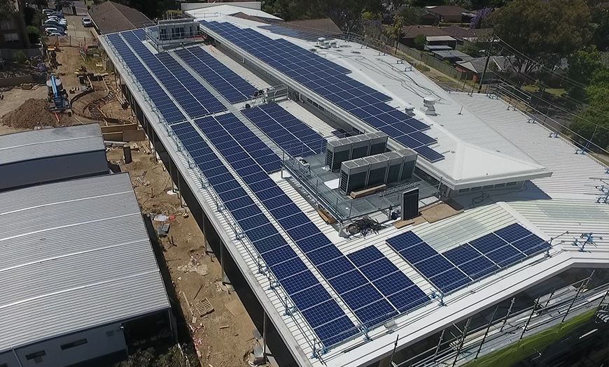 Excelsior Public School arial view